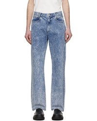 Wooyoungmi Blue Stone Washed Jeans