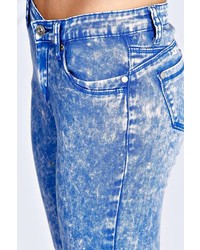 Boohoo Emme Extreme Acid Wash Skinny Jeans