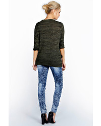 Boohoo Evie Low Rise Extreme Acid Wash Super Skinny Jeans