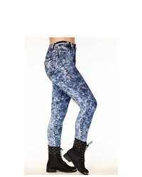 Soho Girl Perfect Fit High Waisted Acid Wash Jeans