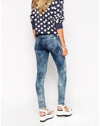 Wildfox Couture Wildfox Marianne Acid Wash Skinny Jeans