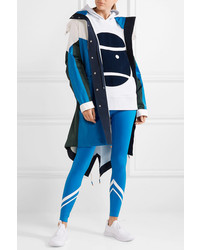 Tory Sport Oversized Hooded Color Block Shell Jacket