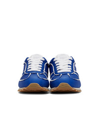 Maison Margiela Blue And White Runner Sneakers