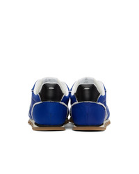 Maison Margiela Blue And White Runner Sneakers