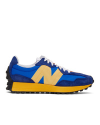 New Balance Blue And Yellow Kawhi Leonard Edition Seismic Mot 327 Sneakers