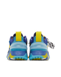 Off-White Blue And Yellow Odsy 2000 Sneakers