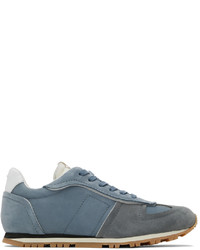 Maison Margiela Blue Nubuck Sneakers