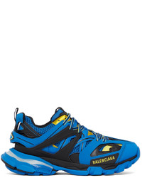 Balenciaga Blue Yellow Track Sneakers