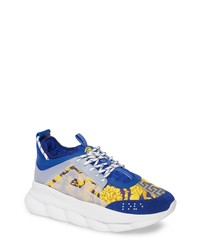 Chain reaction trainers Versace Blue size 40 EU in Other - 36132640