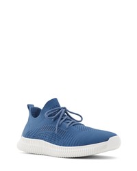 Aldo Gilgai Knit Sneaker In Medium Blue At Nordstrom