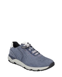 Josef Seibel Jeremiah 1 Suede Lace Up Sneaker In Jeans At Nordstrom