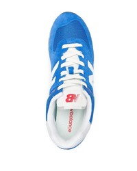 New Balance Lace Up Logo Patch Sneakers