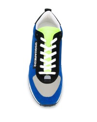 DSQUARED2 Suede Panel Sneakers