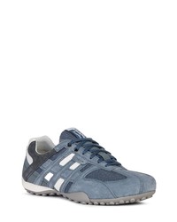 Geox Uomo Sneaker In Jeanswhite At Nordstrom