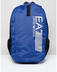 EA7 Tech Logo Backback In Blue