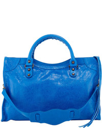 Balenciaga Classic City Bag Blue