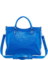 Balenciaga Giant 12 Nickel Velo Bag Blue