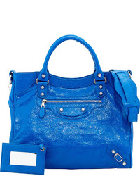 Balenciaga Giant 12 Nickel Velo Bag Blue