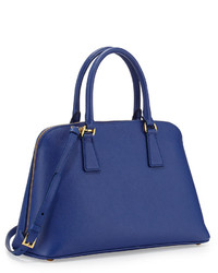Prada Medium Saffiano Proade Bag Blue