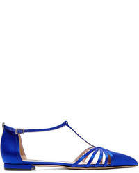 royal blue ballerina flats