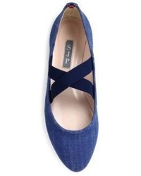 Sarah Jessica Parker Sjp By Matinee Denim Flats