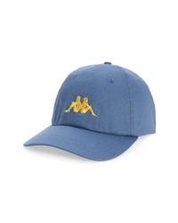 Kappa Authentic Meppel Twill Baseball Cap In Blue  White Bright Yellow At Nordstrom