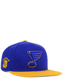 St Louis Blues Reversal Team Color Closer Gold 47 Brand Stretch