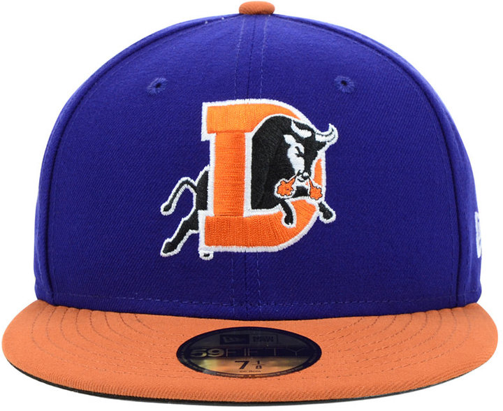 Durham Bulls 2022 New Diamond Era 5950 Bull City Cap 6 7/8