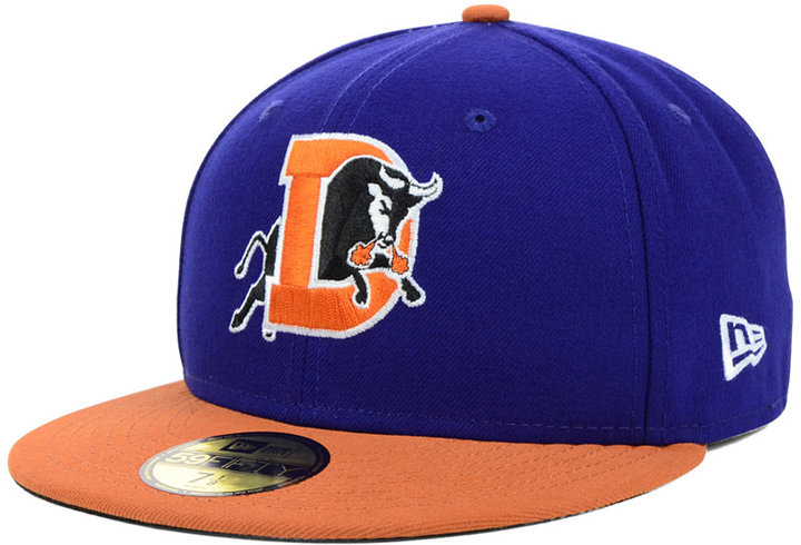 OC Sports Cincy Durham Bulls Pro Flex Baseball Cap Men's L/XL Hat Light Blue