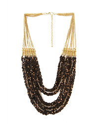 Forever 21 Worldly Beaded Necklace
