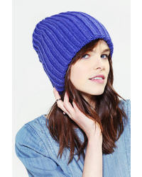 Urban Outfitters Cozy Rib Knit Slouchy Beanie
