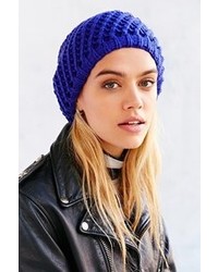 Urban Outfitters Diagonal Stitch Two Layer Beanie