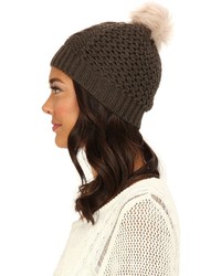 UGG Nyla Cable Beanie With Lurex And Pom