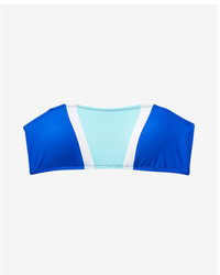 Express Color Block Bandeau Bikini Top