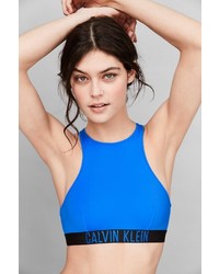 Calvin Klein High Neck Bralette Bikini Top, $78 | Urban Outfitters |  Lookastic