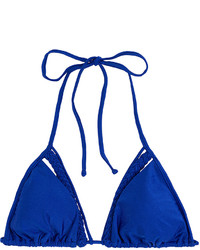 Luli Fama Kiss The Wave Triangle Bikini Top With Cut Out Detail