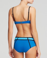 Carmen Marc Valvo Mondrian Spliced Bikini Top
