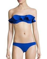 Lisa Marie Fernandez Natalie Flounce Bikini Top