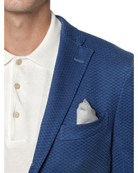 Boglioli Dover Textured Cotton Jersey Blazer