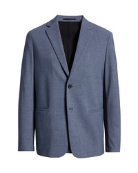 Theory Clinton Sport Coat In Dusty Blue Melange At Nordstrom
