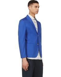 Marc Jacobs Cobalt Blue Cotton Summer Blazer