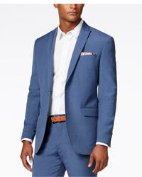Bar III Dusty Blue Solid Slim Fit Jacket Only At Macys