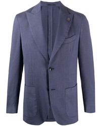 Lardini Fine Knit Buttoned Blazer