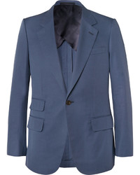 Kingsman Blue Eggsy Slim Fit Cotton Suit Jacket