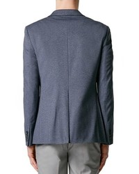 Topman Skinny Fit Jersey Blazer