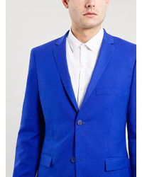 Topman Cobalt Blue Ultra Skinny Suit Jacket
