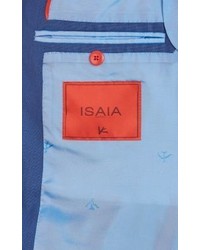 Isaia Two Button Sportcoat Blue Size 36 Regular
