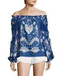 Alice McCall Diamond Dancer My Sweet Lord Off The Shoulder Top