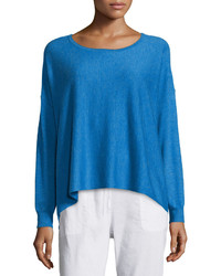 Eileen Fisher Featherweight Cashmere Boxy Top