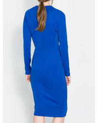 Choies Blue Maxi Bodycon Dress